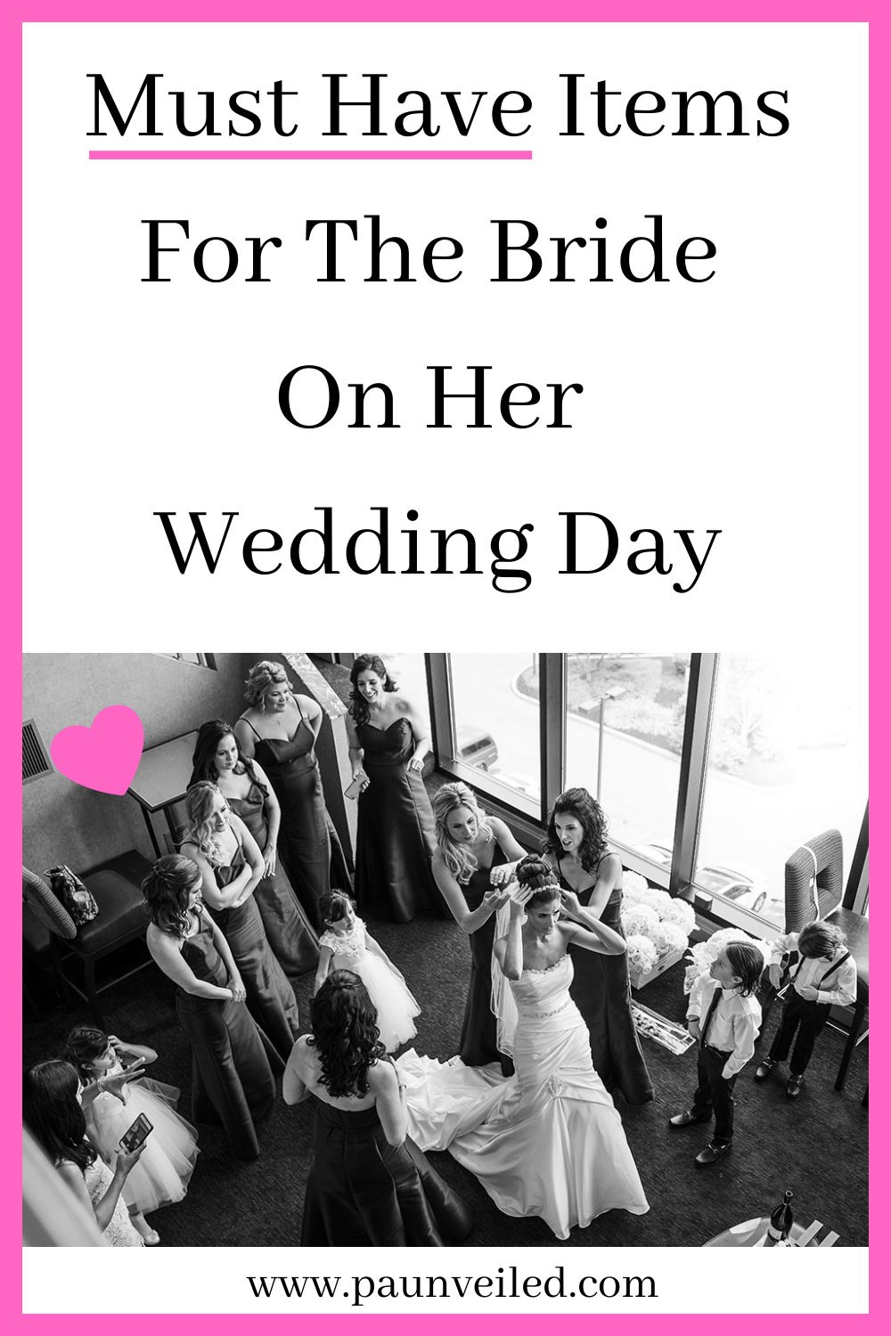 must have items for bride on wedding day emergency kit list