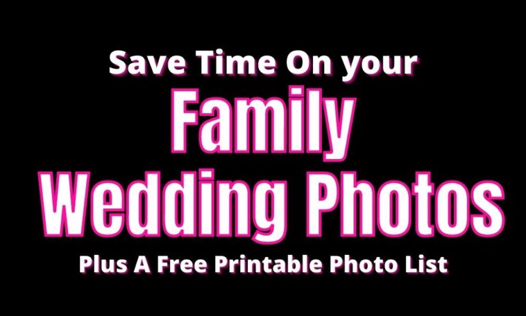 List Of Family Wedding Photos (Ideas To Do Them Fast)