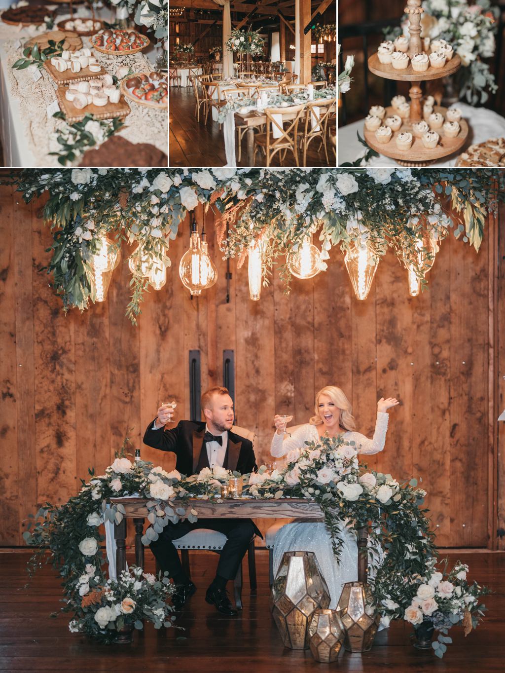 wedding reception details the farm at eagles ridge 2
