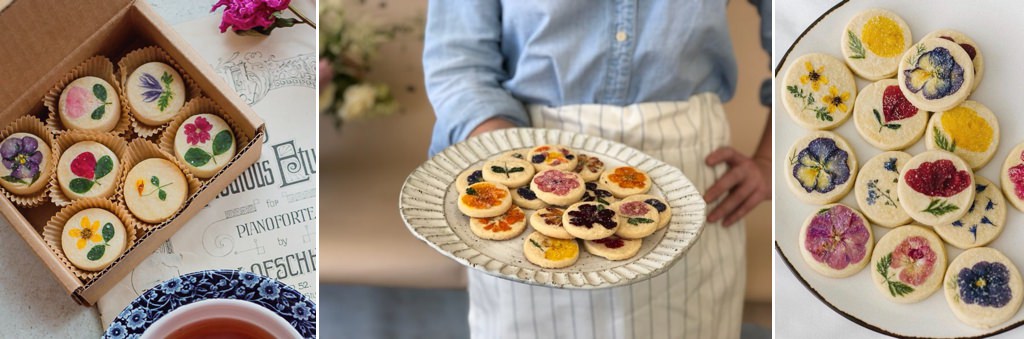 A photo of hand decorated cookies on a tray. This is for the best game prizes for a bridal shower article.