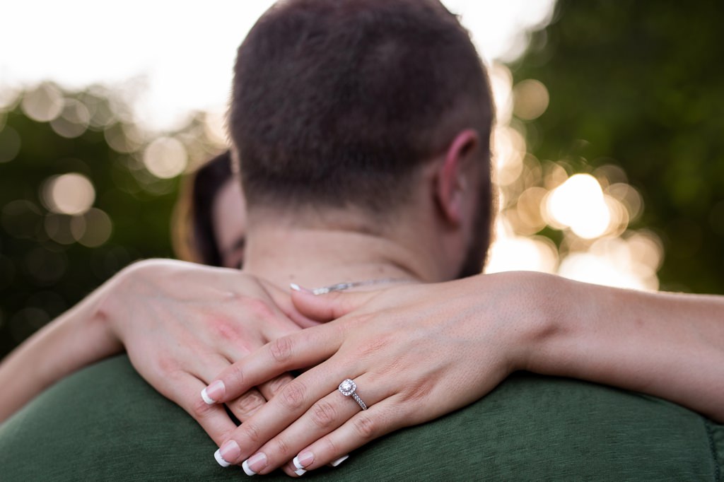 A gorgeous engagement ring. This is for the article called how to buy an engagement ring without knowing her size.