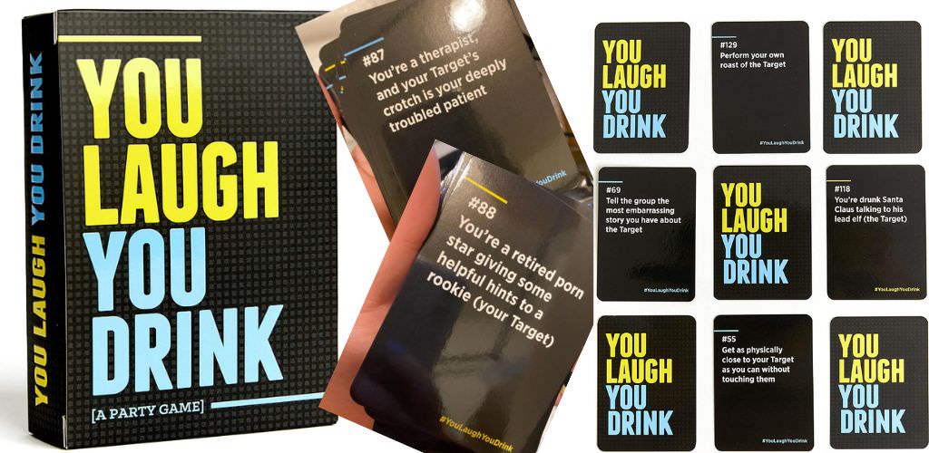 A You Laugh You Drink card game