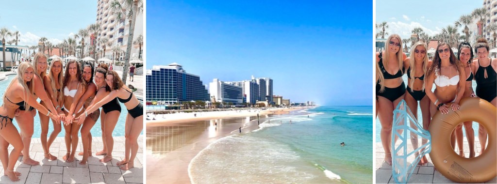 Two bachelorette parties in Daytona Beach Florida