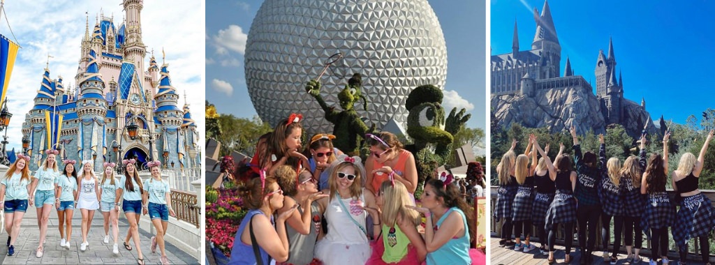 Three bachelorette parties at Walt Disney World in Florida