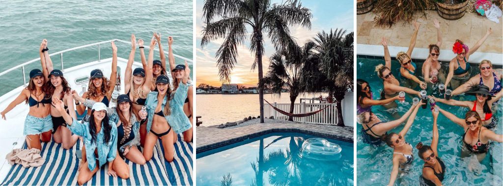 A bachelorette party in St. Petersburg, Florida