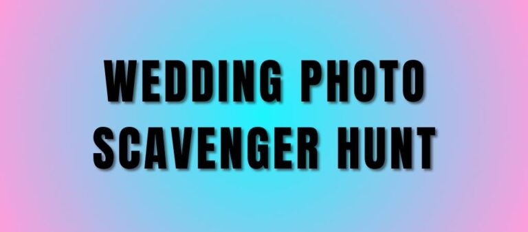 The cover photo for the wedding photo scavenger hunt article.