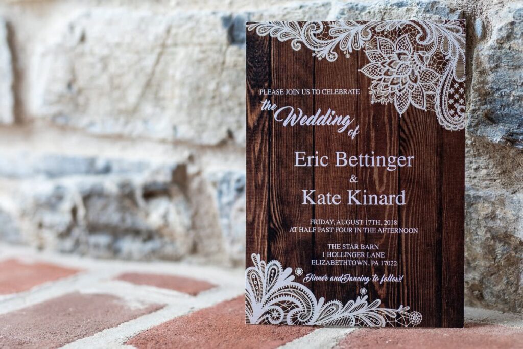 A simple diy wedding invitation