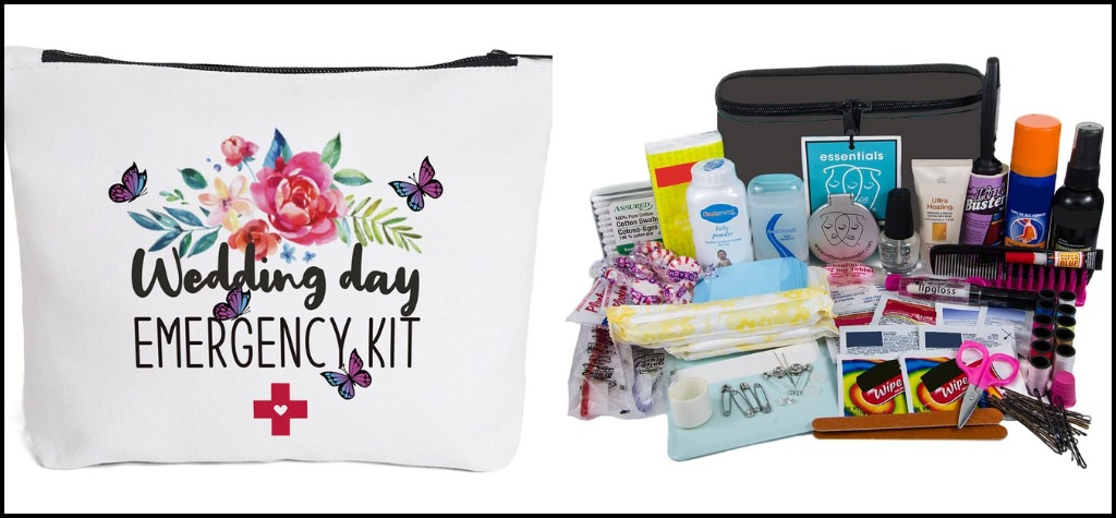 A wedding day emergency kit