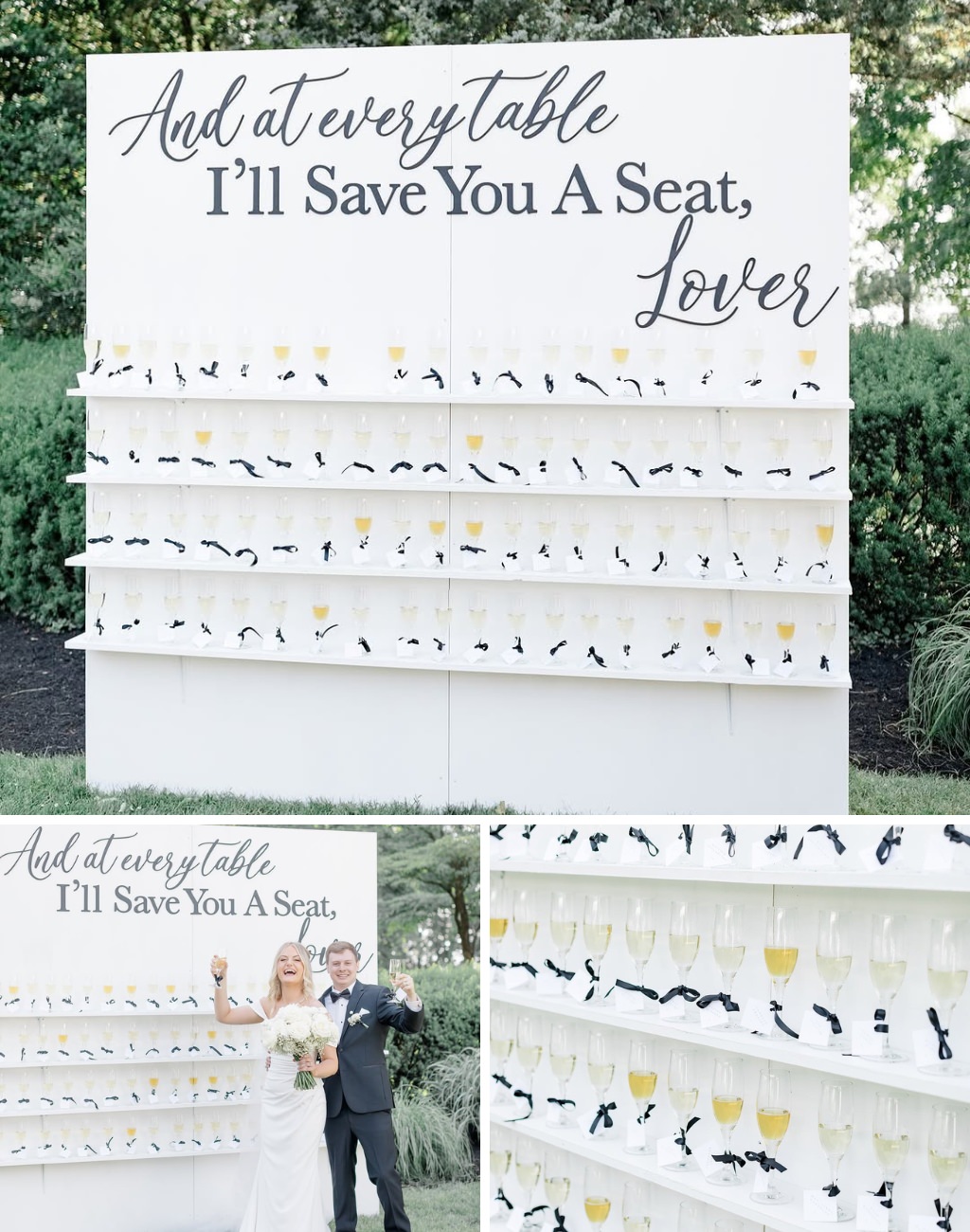 A Taylor Swift inspired Lover wedding seating chart